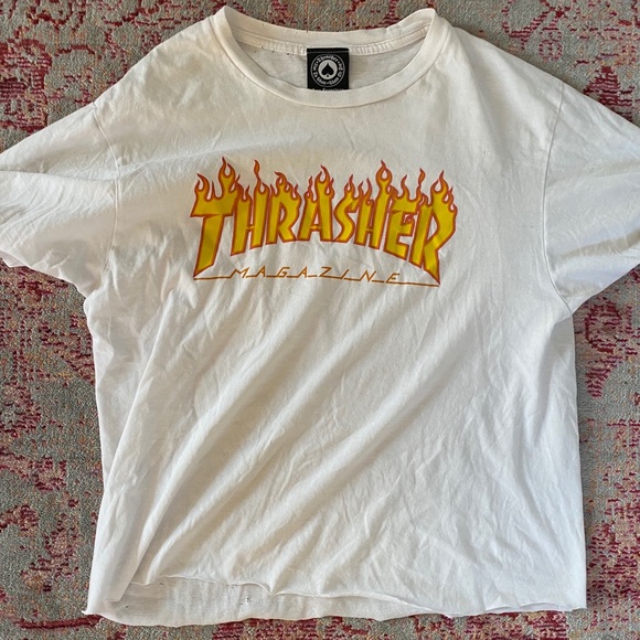 white trasher t-shirt - Picture 3 of 4